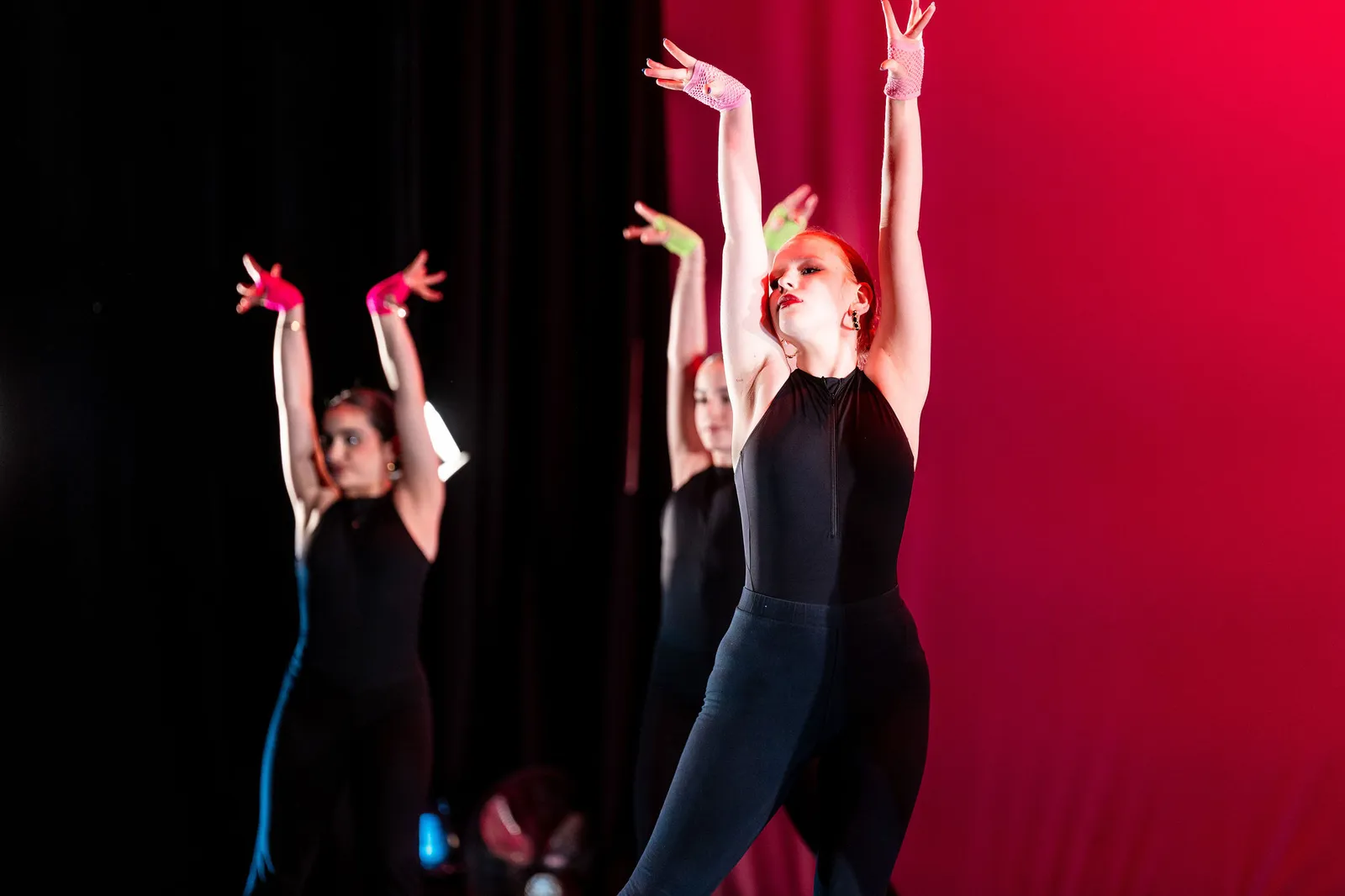 Live 4 Dancing student performing on stage in the annual theatre production